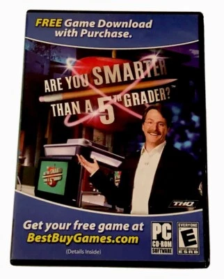 Are You Smarter Than a 5th Grader PC 2007 Windows Video Game Show Jeff Foxworthy - Image 1 of 4