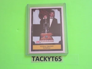 ED BELFOUR (BLACKHAWKS) TROPHY WINNER CARDS LOTTO DI (3) 1991-1992 SCORE - Foto 1 di 6