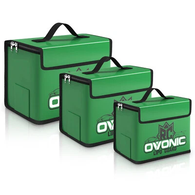 Ovonic Lipo Battery Safe Storage Bag Fireproof Battery Pouch –  S/M/L Sizes Kits - image 1 of 4