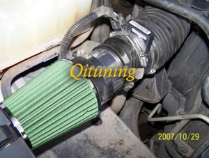 Black Green Air Intake + Filter For 1999-2006 1999-2006 GMC Sierra 4.8L 5.3L 6.0 - Picture 1 of 1