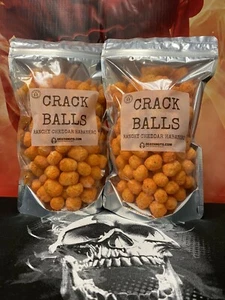 Crack Balls - Crunchy Spicy Cheddar Cheese Puff Balls - Habanero Ranch Flavour - Picture 1 of 1