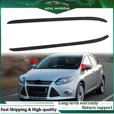 For 12-18 Ford Focus RH+LH Windshield Pillar Trim Moulding PAIR Both Side Foto 1 de 4
