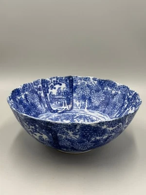 Antiguo cuenco de porcelana Imari japonés del siglo XIX, era Meiji 9 1/2"" Foto 1 de 4