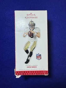 Drew Brees 19º en Football Legends Series Hallmark Keepsake Ornament NFL 2013 - Imagen 1 de 6