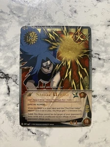 Sasuke Uchiha 289 Super Rare Foil Chidori Special Power Gold Bandai State 2 MP - Picture 1 of 4