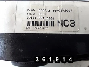 2007 OPEL ASTRA CLIMATE CONTROL UNIT AC 13269405 - Picture 1 of 5