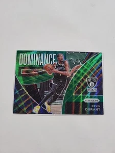 2021-22 Panini Prizm Dominance Green Wave Prizm Kevin Durant #4 - Picture 1 of 2