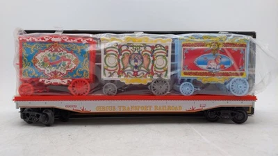 K-Line K-69009 O Circus Flatcar with 3 Circus Wagons EX/Box - Image 1 of 4