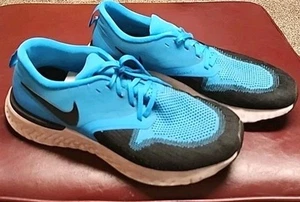 Herren Nike Odyssey React Turnschuhe Größe 11,5 Laufen Flyknit blau schwarz - Bild 1 von 15