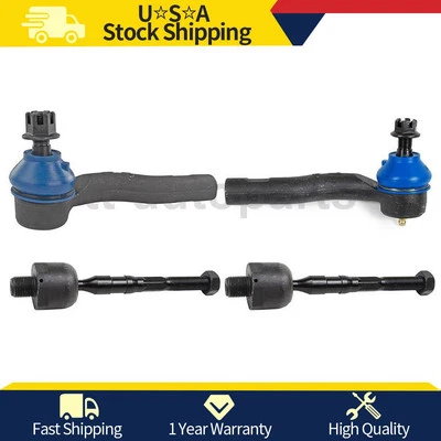 4 peças Mevotech dianteira interna externa extremidade da haste de amarração para 2006 2007 2008 Ford Fusion - Imagem 1 de 4