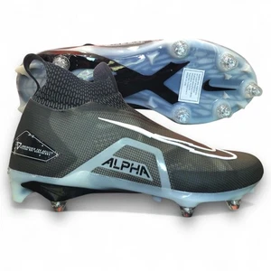 Nike Alpha Menace Elite 3 Detachable Men Football Cleat Size 11 DR5659 001 Black - Picture 1 of 9