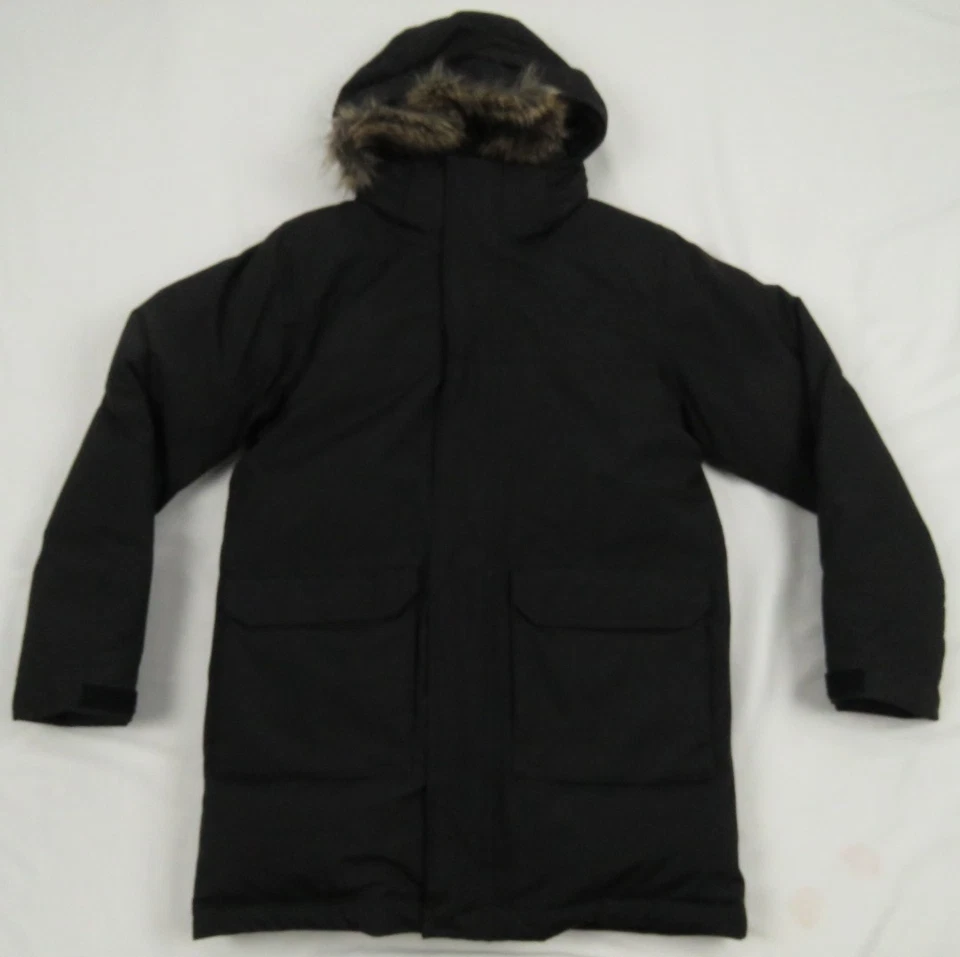 The North Face Dryvent 550 Down Faux Fur Hooded Full Zip Puffer Parka Jacket L - Image 1 of 4