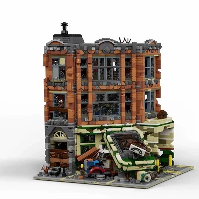 MOC Corner Garage Building — 3325Pcs City Architecture Kit 🧩 - Image 1 of 4