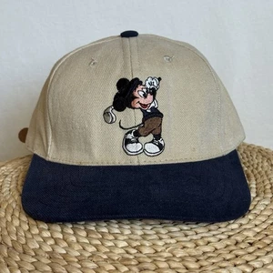 Gorra bordada de golf vintage años 90 Disney Goofy’s Hat Co Mickey Mouse color azul marino - Imagen 1 de 9