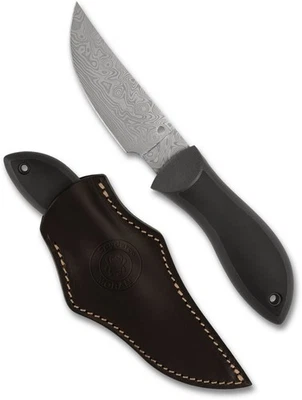 SPYDERCO Moran Sprint Run, Upswept Gray DenseTwist Damasteel DS93X Stl, FB01PGYD Foto 1 de 3