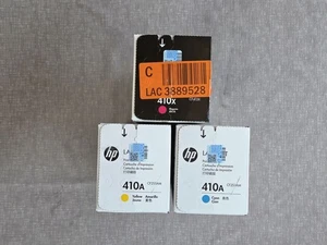ZESTAW (3) ORYGINALNYCH TONERÓW HP 410X, 410A (CF251AM) Comba Pack ZAPIECZĘTOWANY! - Zdjęcie 1 z 1