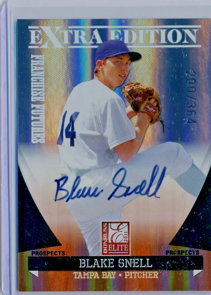 Blake Snell 2011 Panini Elite Extra Edition 200/364 Certified Autograph Auto - Image 1 of 1