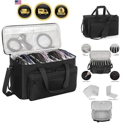 Travel Gig Band Cable Bag Organizer for DJ Sound Instruments Electronics - Image 1 of 4