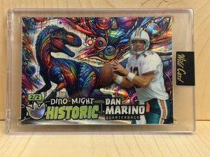 Dan Marino Wild Card Dino-Might Historic Quarterback Card 2/2 - Picture 1 of 12