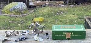 Vintage Singer Sewing Machine Attachments For Class 301 Machines 160623 With Box - Picture 1 of 12