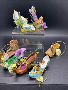 Bradford Exchange 2013 Disney Once Upon a Slipper Set 7 Prinzessin Ornamente - Bild 1 von 8
