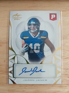 Jadon Janke Auto. Blatt Trinity Pristine Auktion 2024. Karte Ba-jj1 - Bild 1 von 2