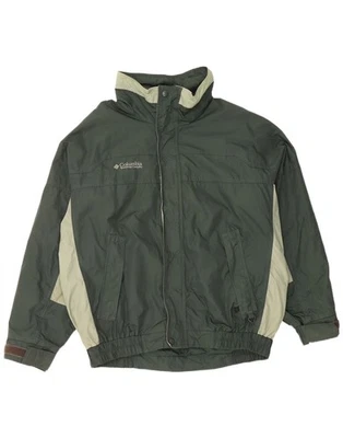 COLUMBIA Mens Bugaboo Bomber Jacket UK 40 Large Green Colourblock BH30 - Image 1 of 3