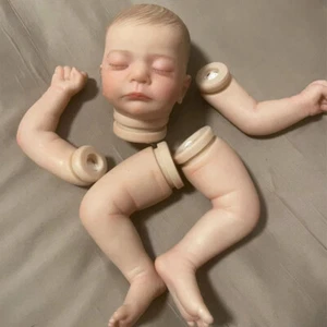 Handmade 18" Sleeping Reborn Baby Doll Kit Already Painted Kit Unassembled Dolls - Bild 1 von 4