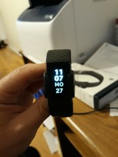 Fitbit Charge 3 Fitness Tracker - Black/Graphite Aluminum (FB409GMBK)