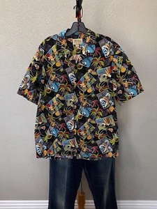 Royal Hawaiian Creations Logo Ctn CAMP SHIRT Large L  - Picture 1 of 11