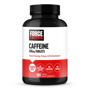 Force Factor Caffeine Pills 200mg Caffeine Tablets to Boost Energy and Endurance - Picture 1 of 8
