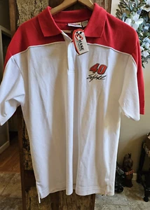 Polo Nascar de Colección-Sterling Marlin #40- Chase Authentics Nuevo con Etiquetas Talla LG - Imagen 1 de 8