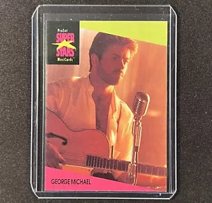 GEORGE MICHAEL 1991 Pro Set Super Stars MusiCards Music Trading Card #76 PSA - Picture 1 of 2