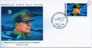 1942 WWII MacARTHUR ESCAPE FROM CORREGIDOR / PT-41 Boat B-17 Aircraft Stamp FDC - Picture 1 of 3