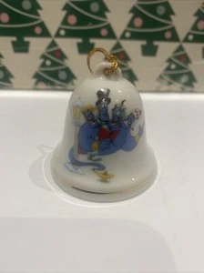 Aladdin Genie Christmas Disney Grolier Porcelain Bell Ornament - Picture 1 of 12