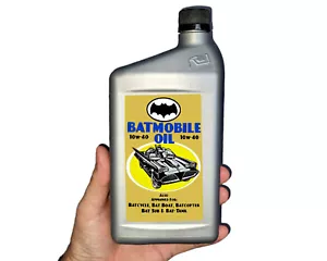 1966 Batman Batmobile lattina d'olio prop motore pipistrello barca pipistrello display da collezione - Foto 1 di 5