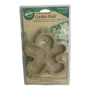 Molde de galletas Wilton Gingerbread Boy 1998 de arcilla a prueba de horno 2306-1019 NUEVO - Imagen 1 de 3