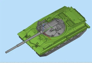 3d Printed 1/35/72 Soviet Object 255 Heavy Tank Kit - Picture 1 of 4