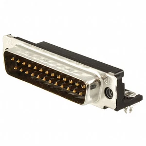 25 Position D-Sub Plug 747842-4 TE Connectivity AMP Connector Right Angle  - Picture 1 of 1