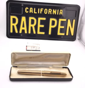Vintage PARKER 65 CONSORT GF Fountain pen 14K STUB nib MINT Boxed - Picture 1 of 7
