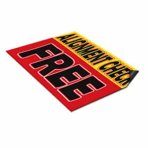 Auto Magnet 2er Set Autoalarm Karosserie Werkstatt Reparatur Geschäft Industrie Schild - Bild 1 von 7