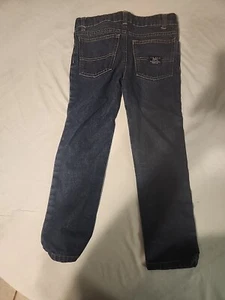 US polo Association denim jeans dark blue size 7 Boys  - Picture 1 of 7
