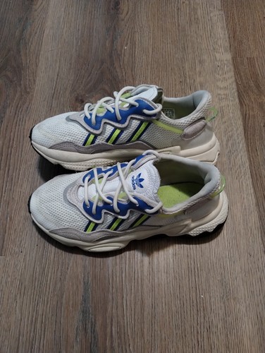 Adidas Ozweego Cloud scarpe da ginnastica gialle solari bianche da corsa EE7009 taglia 5 5