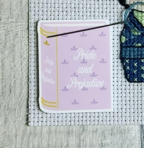 Pride And Prejudice Book Needle Minder For Cross Stitch And Embroidery - Picture 1 of 1