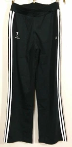 ADIDAS Warm Up Pants USA Gymnastics Youth XL 13 14 Boy Girl Black White Stripe - Picture 1 of 12