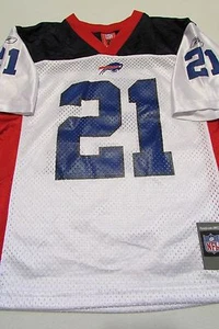 Youth Large (14-16) NFL Buffalo Bills #21 MCGAHEE White Football Jersey Reebok - Picture 1 of 4