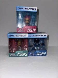 Overwatch Reaper Zarya Sombra Figures Winter Wonderland Cute But Deadly Lot NEW - Picture 1 of 4