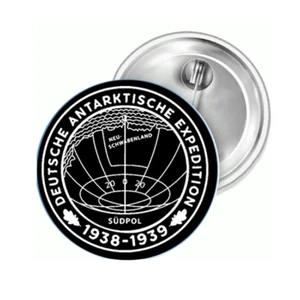 Deutsche Antarktische Expedition Button Anstecker Aufkleber Aufnäher Auto Magnet - Picture 1 of 6