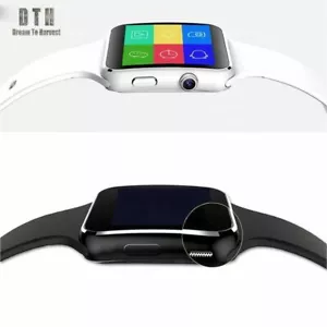 X6 Smartwatch Touch Screen Waterproof Camera Compatible for TCL 30Z / 30LE 30V - Picture 1 of 20