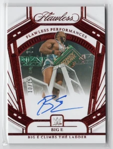 2024 PANINI FLAWLESS WWE BIG E FLAWLESS PERFORMANCES RUBY AUTO (10/15) - Picture 1 of 1